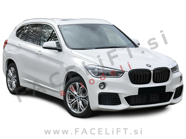 BMW X1 F48 15-19 ledvičke črne (mat)