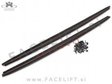 BMW 5 F10 F11 10-17 podaljški pragov M-Performance izgled črni (mat)