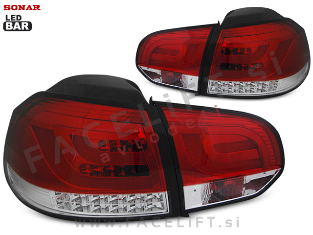 VW Golf 6 08-12 zadnje LED luči
