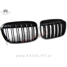 BMW X1 F48 15-19 ledvičke črne (sijaj)