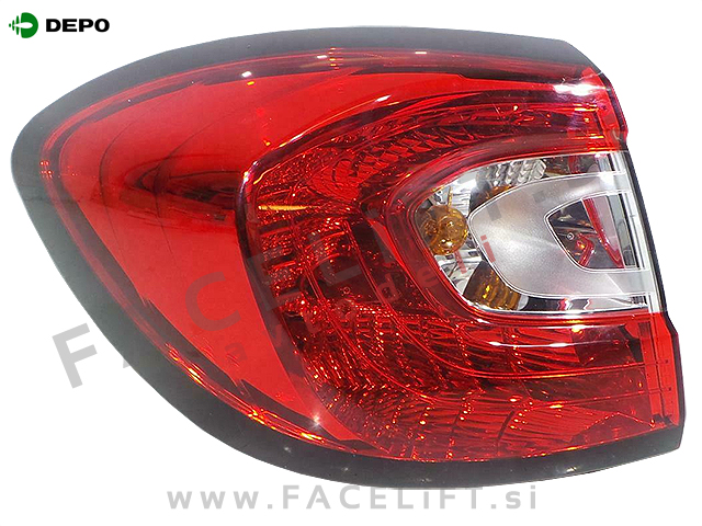 Renault Captur 13-17 zadnja zunanja luč leva