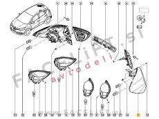 Renault Captur 13-17 zadnja zunanja luč leva Renault Captur 13-17 zadnja zunanja luč leva