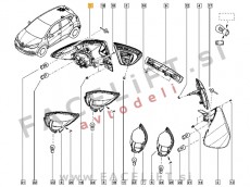 Renault Captur 13-17 zadnja zunanja luč desna Renault Captur 13-17 zadnja zunanja luč desna