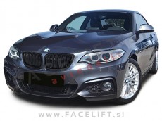 BMW 2 F22 F23 14-21 ledvičke črne (sijaj)