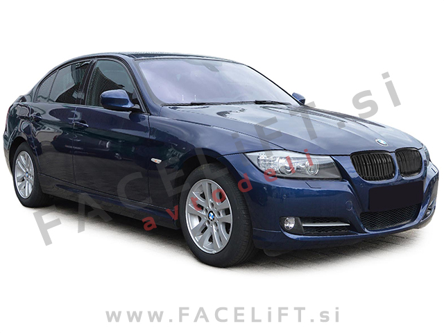 BMW 3 E90 E91 LCI 08-12 ledvičke črne (sijaj)