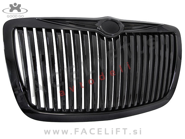 Chrysler 300C / LX (04-11) / maska / črna (sijaj) Chrysler 300C / LX (04-11) / maska / črna (sijaj)
