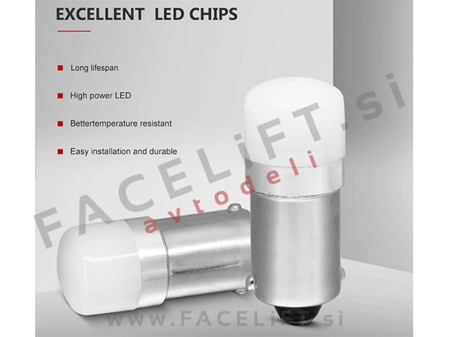 LED žarnica BAY9s (H21W) 1x LED (3030) 12V