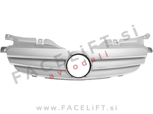Maska CL izgled srebrna mat kromirana sijaj Mercedes SLK R170 96-04