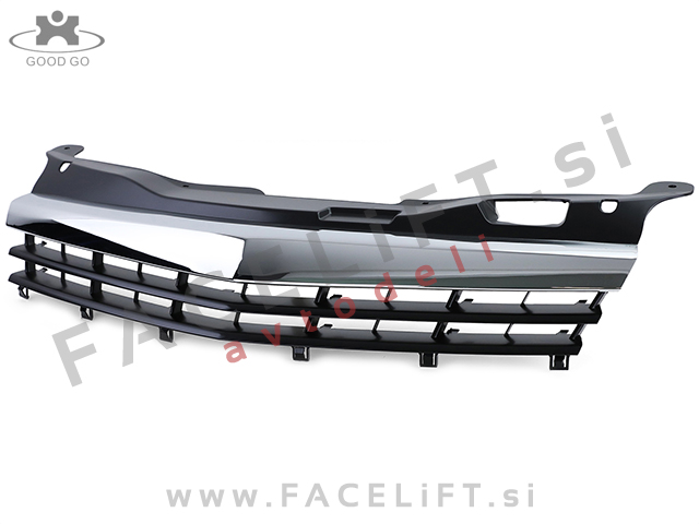 Opel Astra H GTC 05-10 maska črna kromirana (sijaj)