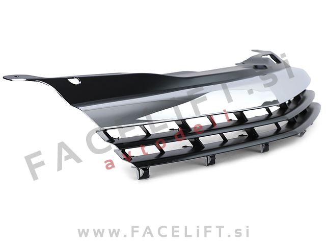 Opel Astra H GTC 05-10 maska črna kromirana (sijaj) Opel Astra H GTC 05-10 maska črna kromirana (sijaj)