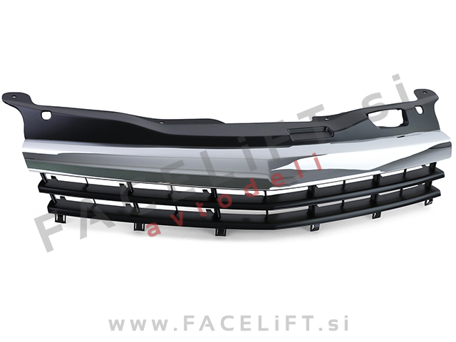 Opel Astra H GTC 05-10 maska črna kromirana (sijaj) Opel Astra H GTC 05-10 maska črna kromirana (sijaj)