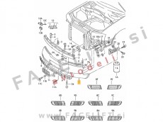 Audi A6 C5 4B 01-05 sprednji odbijač SRA Audi A6 C5 4B 01-05 sprednji odbijač SRA