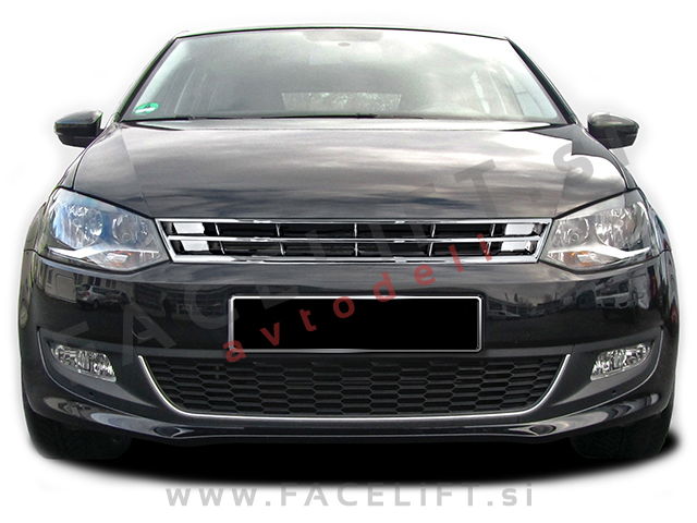 VW Polo / 6R (09-17) / maska / kromirana (sijaj) VW Polo / 6R (09-17) / maska / kromirana (sijaj)