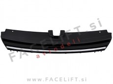 VW Golf 7 / 5G (12-17) / maska / črna kromirana (sijaj)