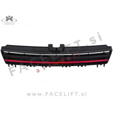 VW Golf 7 / 5G (12-17) / maska / črna rdeča (sijaj)