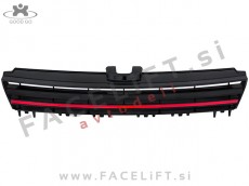 VW Golf 7 / 5G (12-17) / maska / črna rdeča (sijaj)