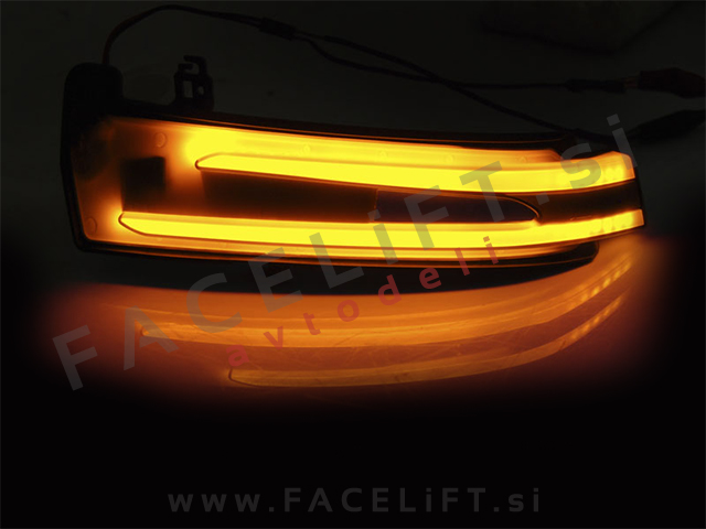 Mercedes E W212 09-16 dinamični LED smerniki bočnih ogledal DTS