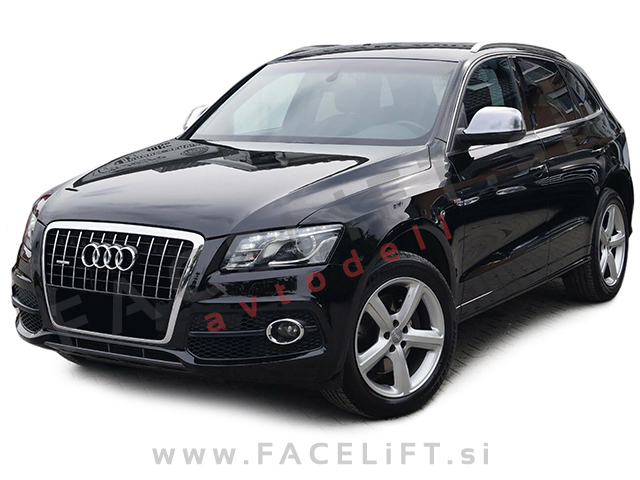 Audi Q5 8R 08-16 pokrovi ogledal srebrni (mat)