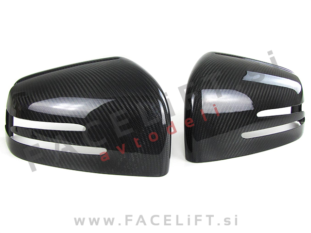 Mercedes ML / W166 (11-15) / pokrovi ogledal / karbon
