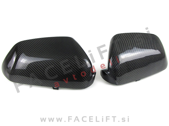 VW Polo / 9N3 (05-09) / pokrovi ogledal / karbon