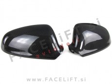 Opel Astra J / (09-15) / pokrovi ogledal / karbon