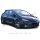 Opel Astra J / (09-15) / pokrovi ogledal / karbon