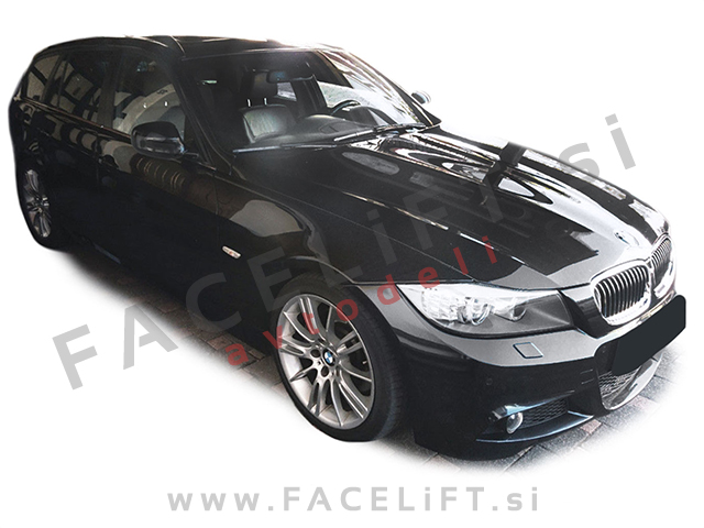 BMW 3 / E90 E91 (08-12) / pokrovi ogledal / karbon