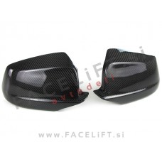 BMW 5 / F10 F11 (10-13) / pokrovi ogledal / karbon