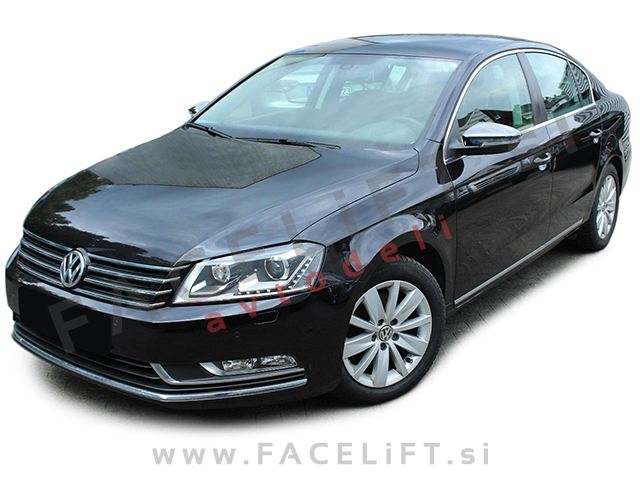 VW Passat / B7 (10-14) / pokrovi ogledal / srebrni (mat)