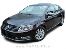 VW Passat CC / 357 358 (08-17) / pokrovi ogledal / srebrni (mat)