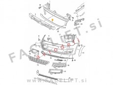 VW Golf 7 / 5G (12-20) / ojačitev sprednjega odbijača