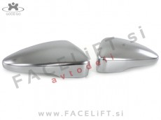 VW Scirocco / 13 (08-17) / pokrovi ogledal / srebrni (mat)