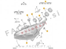 Peugeot 208 12-19 žaromet desni