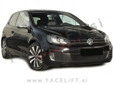 VW Golf 6 / 5K (08-12) / pokrovi ogledal / srebrni (mat)