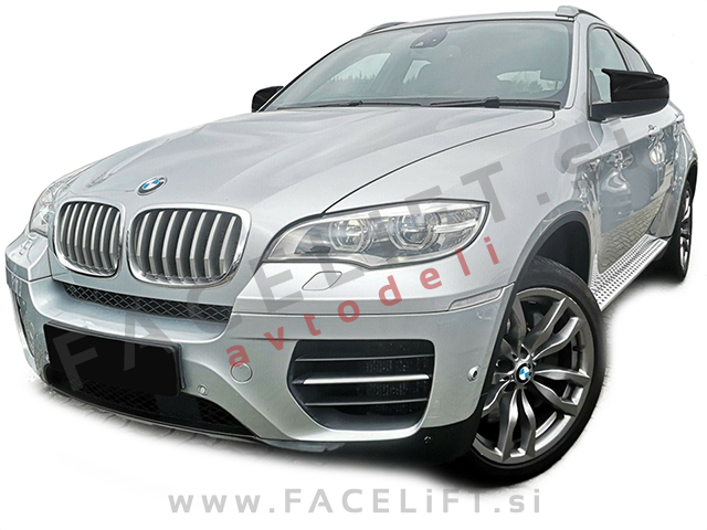 BMW X6 E71 08-14 pokrovi ogledal črni (sijaj)