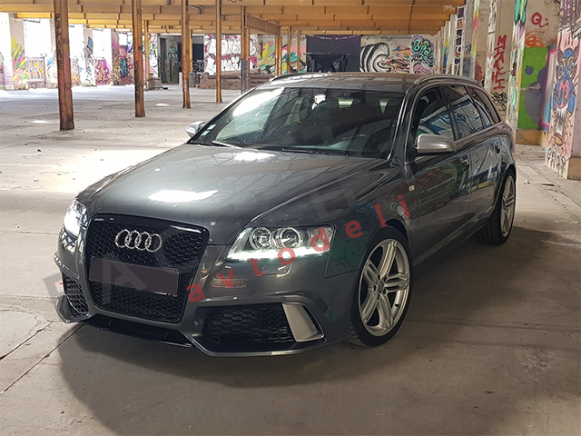 Audi A6 4F C6 08-11 sprednji odbijač RS6 izgled PDC SRA