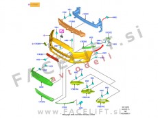 Ford Mondeo / (14- ) / sprednji odbijač / PDC Ford Mondeo / (14- ) / sprednji odbijač / PDC
