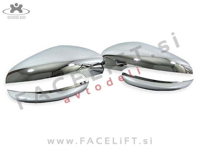 VW Golf 6 / 5K (08-12) / pokrovi ogledal / kromirani (sijaj)