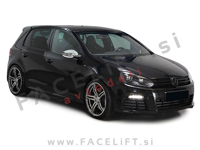 VW Golf 6 / 5K (08-12) / pokrovi ogledal / kromirani (sijaj)