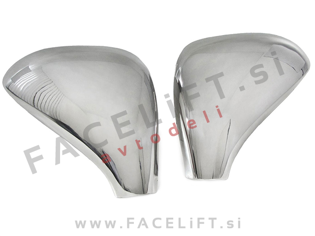 Peugeot 207 / (06-13) / pokrovi ogledal / kromirani (sijaj)