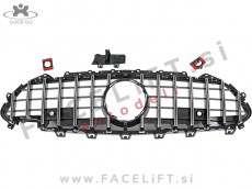 Mercedes CLS C257 18- maska črna kromirana (sijaj)