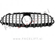 Mercedes CLS C257 18- maska črna kromirana (sijaj)