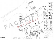 BMW 7 / E65 E66 (01-04) / sprednji kolotek / levi BMW 7 / E65 E66 (01-04) / sprednji kolotek / levi