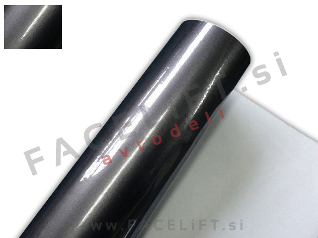 Samolepljiva folija siva metalik 152cm x 350cm