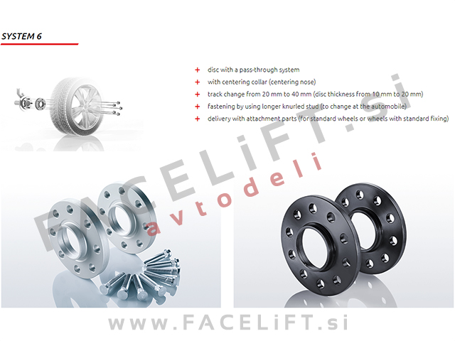 Ford Focus IV 18- distančniki Eibach Pro-Spacer System 6 9mm (18mm) 5x108mm