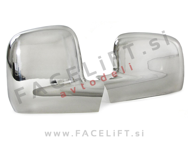 VW Caddy / 2K (03-18) / pokrovi ogledal / kromirani (sijaj)
