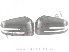 Mercedes B W246 11-18 pokrovi ogledal srebrni mat