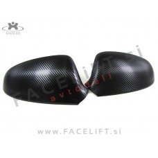 Opel Astra J / (09-15) / pokrovi ogledal / karbon