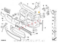 BMW 3 E92 E93 06-10 vezna stena