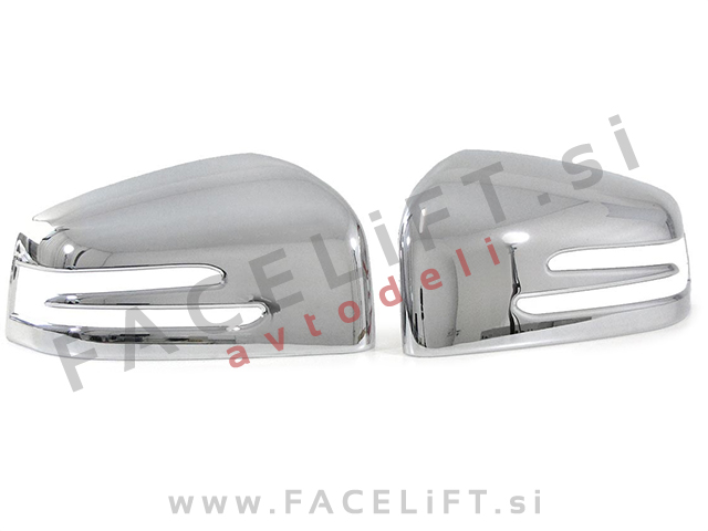 Mercedes ML / W166 (11-15) / pokrovi ogledal / kromirani (sijaj)